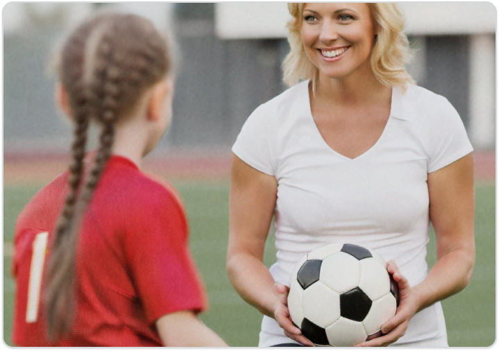 Coach and player